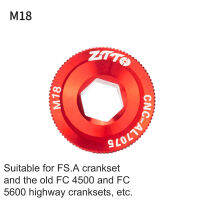 M19 M18 Fnama M20สลักเกลียวแขนข้อเหวี่ยง MTB สำหรับจักรยานเสือหมอบภูเขาฝามีขายึดด้านล่างเหมาะสำหรับ M4000 SHIMANO M590 M596 M661 SLX, XT, XTR Crankset