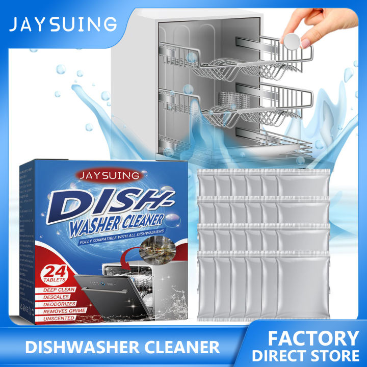 Jaysuing Dishwasher Cleaning Tablets Dishwasher Detergent Block