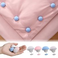 Mushroom Shape Quilt Clip Duvet Cover Fastener Clip Anti Slip Blanket Buckles Quilt Holder Fixator Gripper One Key To Unlock Bedding Accessories