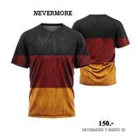 2023 newNEVERMORE T-SHIRT 3D ใส่ได้ทั้งชายและหญิง