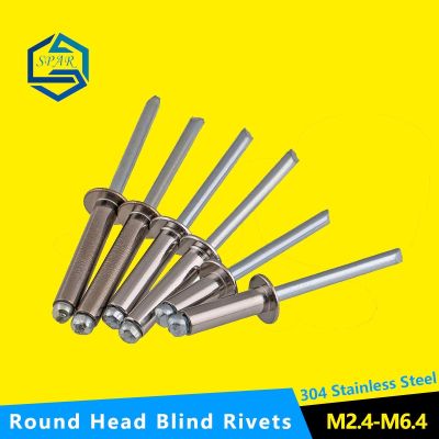 Blind Rivets Round Break Mandrel Blind Rivets Round Head Blind Rivets 304 Stainless Steel GB/T12618