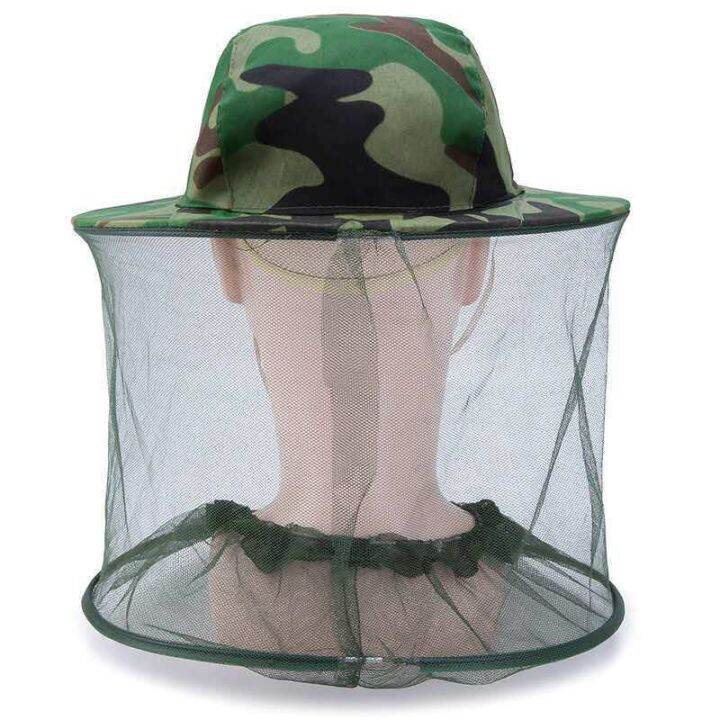 camouflage-male-fishing-hat-anti-bee-insect-anti-mosquito-net-anti-insect-hat-mesh-fishing-hat-outdoor-hat-with-sun-cover