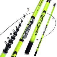 Lure Fishing Rod 3.6m/4.5m/5.4m/6.3m Portable Telescopic Fishing Rod With Stainless Steel Guide Ring Fishing Accessories dropshi