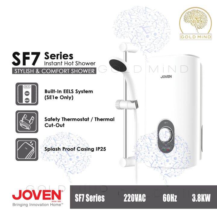 JOVEN Water Heater Shower Heater Instant (Single Point) S510 SE1 SF7