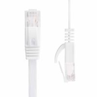 ✲▪☃ 0.25m0.5m 1m 1.5m2M 3m 5m 10m 15m20m Pure copper wire CAT6 Flat UTP Ethernet Network Cable RJ45 Patch LAN cable whiteblack color