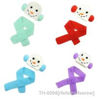 ☬▼▫ rfefefewfeerew Acessórios de fotografia boneco neve recém-nascido conjunto chapéu e lenço para bebês