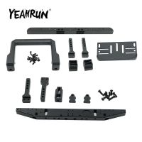 YEAHRUN CNC Metal Alloy Anti-collision Front Rear Bumper for TRX-4 TRX4 Defender 1/10 RC Crawler Car Upgrade Parts Accessories