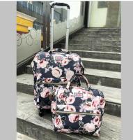 Women Rolling luggage Suitcase Travel Trolley Bag Wheels Wheeled backpack Carry On Hand Luggage Bag Trolley Luggage bag sets