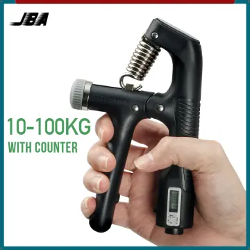 Outtobe Hand Gripper 10-100KG Adjustable Hand Exerciser Grip Strength  Trainer Automatic Counting Hand Spring Gripper Fingers Wrist Forearm  Exerciser