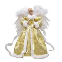 Christmas Topper with LED Light Angel Christmas Figurine Seasons of Holiday DéCor Top Decoration