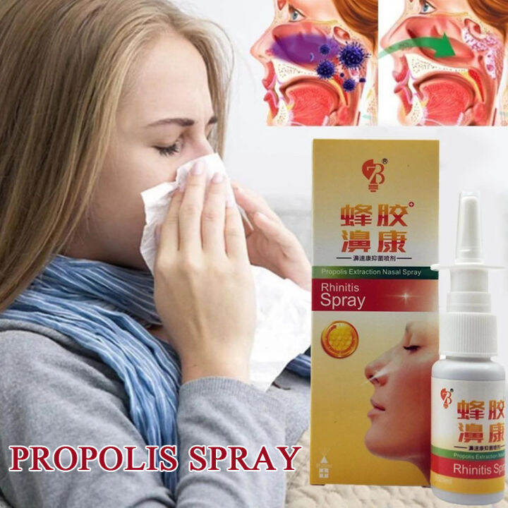 20ml Nasal Spray Allergy Relief Herbal Extract Stuffy Nose Spray for