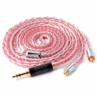 ✽❡ NiceHCK 16 Core Copper Silver Mixed Cable MMCX/2Pin Connector 2.5/3.5/4.4mm Plug For ZS10/ZSX C10/C16 TRNV90 NiceHCK NX7/F3/M6