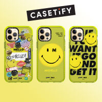 Drop proof CASETIFY phone case for iPhone 15 15pro 15promax 14 14pro 14plus 14promax 13 13pro 13promax soft case smiling Graffiti 12 12pro 12promax iPhone11 xsmax case high-quality