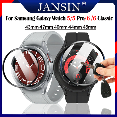 ฟิล์ม สําหรับ Samsung Galaxy Watch 6 6 Classic 43mm 47mm 40mm 44mm ฟิล์มTPU ฟิล์ม3D เคสกันรอยหน้าจอสําหรับ Samsung Galaxy Watch 5 5 Pro 45mm ฟิล์มกันรอย ฟิล์ม ใส เคส