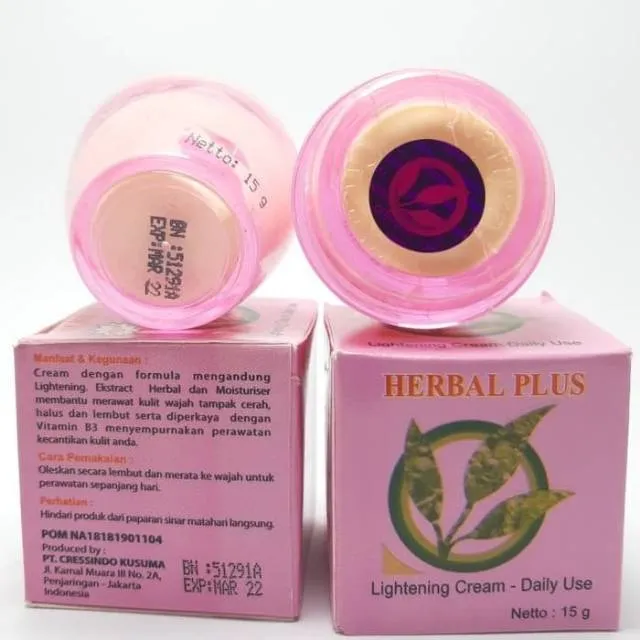 Crem Herbal Plus Original Cream Herbal Plus Original Asli Cerm