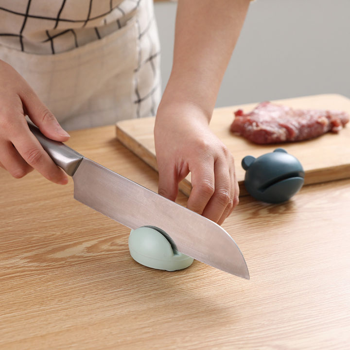 หินลับมีด-เครื่องลับมีด-ที่ลับมีด-ที่รับมีดมีดที่ใช้ในครัวเรือน-ขนาดกะทัดรัด-หยิบจับถนัดมือ-ประหยัดพื้นที่ในการจัดเก็บ