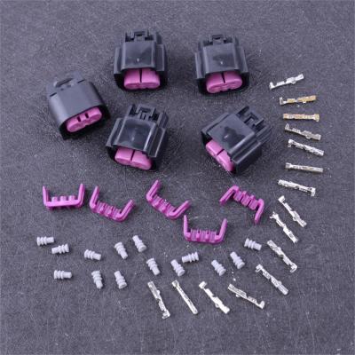 beler 5Pcs Ethanol Flex Fuel Sensor Connector Plug Wiring Pigtail Harness Body Kit 13577394 Fit for GM E85 Accessories