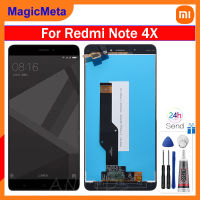 MagicMeta จอ LCD แบบดั้งเดิมสำหรับ Xiaomi Redmi Note 4X สัมผัสหน้าจอ LCD แทนการประกอบสำหรับหน้าจอดิจิตอล4X Redmi Note แสดงหน้าจอพร้อมเครื่องมือฟรี