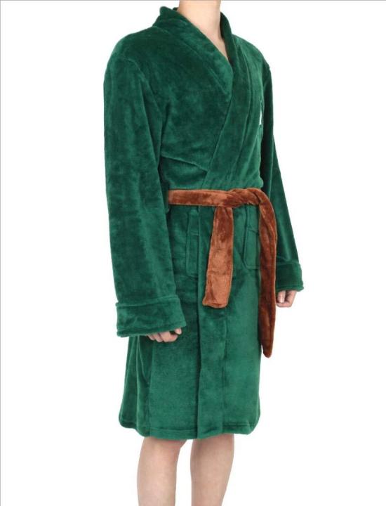 attack-giant-robe-cloak-long-เสื้อคลุมอาบน้ำชุดนอนชุดว่ายน้ำเครื่องแต่งกายชุดนอนรูปแบบ-plush