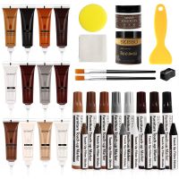 Wood Furniture Repairing Paint Filler 36pcs DIY Cabinet Floor Wardrobe Scratches Holes Refinishing Past Cream Pen Fast Dry Flooring Accessories  Adhes