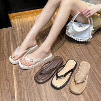 Factory Outlet Gifts Heights Of Thick Bottom Slopes High Slippers WomenS Summer New Simple And Comfortable Versatile