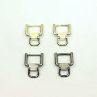 20Pcs Alloy Double Ring Buckle Bags Side Clamp Strap Hook Chain Hang Buckles DIY กระเป๋าเดินทางสกรู Clasp อุปกรณ์ฮาร์ดแวร์