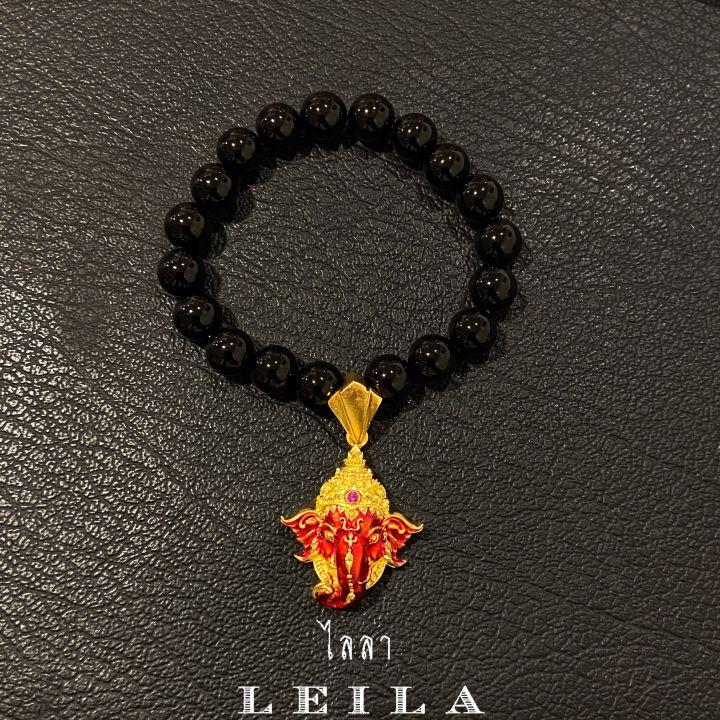 leila-amulets-พระพิฆเนศ-รุ่น-พรพระคเณศ-สีแดง-พร้อมกำไลหินฟรีตามรูป