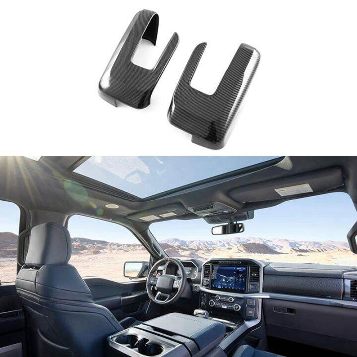 car-carbon-fiber-rearview-side-glass-mirror-cover-trim-frame-for-ford-f150-2022-2023