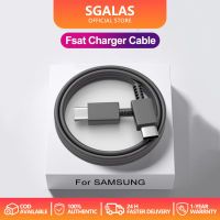 SGALAS ดั้งเดิม PD 25W USB-C กับพิมพ์ C ชาร์จเร็วสายสำหรับซัมซุง Galaxy S22 S21 S20 S10 Note 20 10ชาร์จสายเคเบิ้ลข้อมูล