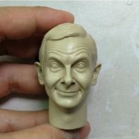 Blank Hot 1/6 Scale Smile Version Mr Bean Head Sculpt Unpainted ✆