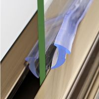 【CW】 1M Window Glass Transparent fixed Dustproof Sound insulation door Weatherstrip Hardware strip