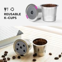 Reusable Coffee Filter Cup Coffee Capsules Dripper Capsule For Keurig K-supreme Plus Metal Coffee Filter Basket Accessories Mesh Covers