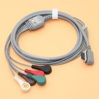 2023คุณภาพสูง2008594-001 GE Seer Light Holter Record Box 5 Lead 2 Channel Ecg Cable,AHA Snap Electrode Leadwire