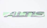 โลโก้ตัวอักษรโตโยต้า ฟ้อนใหม่ โคโรล่า อัลติส ขนาด 15.5 X 2.3 cm COROLLA ALTIS TOYOTA logo letter for rear trunk new font