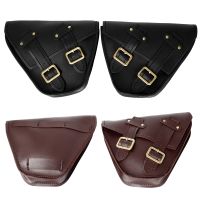 ✿✑Lesaddlebags รถจักรยานยนต์1คู่กระเป๋าเครื่องมือข้างกระเป๋าหนัง PU เหมาะสำหรับฮอนด้า2017-2018รุ่น Rebel CMX 300 500 ABS