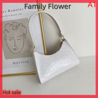 Family Flower Flash Sale แฟชั่นประณีตช้อปปิ้งกระเป๋า Retro Casual Women totes กระเป๋าสะพายกระเป๋าถือหนังผู้หญิงสีทึบสำหรับผู้หญิง2022