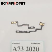 Novaphopat สำหรับ Oppo A73ริบบิ้นปุ่มเปิดปิด2020ที่ปรับเสียงขึ้นลงสายเคเบิลงอได้ปุ่มเปิด/ปิดไอโฟน