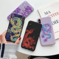 {OLI STUDIO}กรณีมังกรสำหรับ SamsungS21 S20S10 S9 Plus S10e Note10 Lite A10 A11 A12 A31 A32 A50 A51 A52 MythicalCover