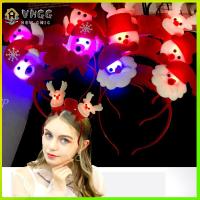 VHGG Party Dec Cute Christmas Gift Holiday Decoration Fancy Dress LED Light Up Hair Band Headbands Head Button