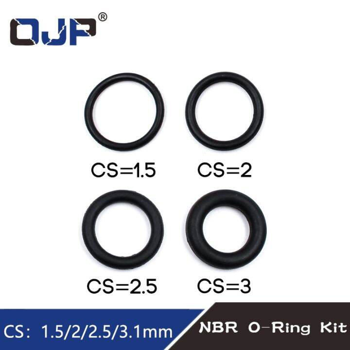 แหวนยางโอริงหนา1-5-2-2-5-3-1-8-2-65มม-โอริงซีลการปิดผนึก-nbr-โอริงไนไตรล์เครื่องซักผ้าชุดห่วงกล่องชุดคิท