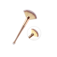 NEE CARA MERMAID SINGLE BRUSH (N876) : neecara นีคาร่า แปรงแต่งหน้า ด้ามทอง ขนนุ่ม x 1 ชิ้น abcmall