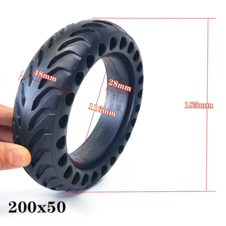 8 Inch Scooter 200x50 Motor Hub Solid Tire For Electric Bike