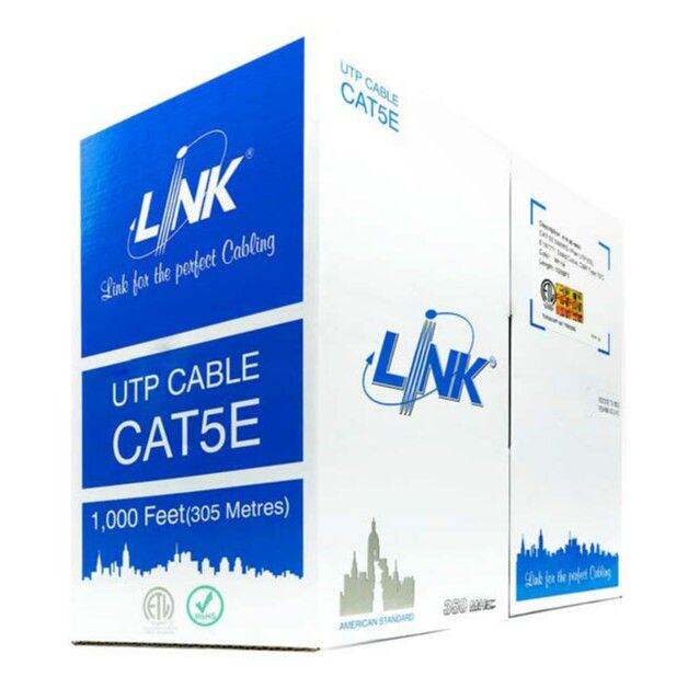 best-seller-สายแลน-cat5e-utp-cable-305m-box-link-us-9015-original-สำหรับภายในอาคาร-สายสีขาว-ที่ชาร์จ-หูฟัง-เคส-airpodss-ลำโพง-wireless-bluetooth-คอมพิวเตอร์-โทรศัพท์-usb-ปลั๊ก-เมาท์-hdmi-สายคอมพิวเตอร