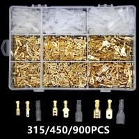 ✣ 900/450/270PCS Insulated Male Female Wire Connector Electrical Crimp Terminals Spade Connector Sleeve Assorted Kit 2.8/4.8/6.3mm