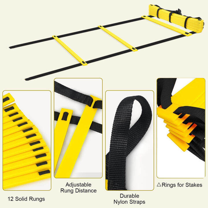 Agility Ladder, Run Exercise Ladders for Soccer Football Boxing