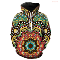 Retro National Style Mens Hoodies Long Sleeve 2022 Hot Sale Spring Tops Fashion With Hood Jackets Streetwear 3D Print Pullover Size:XS-5XL