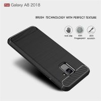 （ใหม่）สำหรับ Samsung Galaxy A8 2018เคส A530F A8ซิลิคอนคาร์บอนไฟเบอร์ TPU เคสซิลิโคนอ่อนนุ่มสำหรับ Samsung Galaxy A8 Plus 2018 A730F ปก