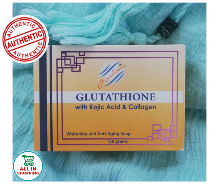 Porcelana Glutathione with Kojic Acid & Collagen, Whitening and Anti