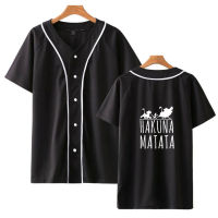 เบสบอลเสื้อยืด The Lion King Simba Hakuna Matata พิมพ์ฤดูใบไม้ผลิฤดูร้อน T เสื้อลำลอง Harajuku Tracksuit Tops