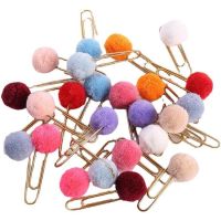 【jw】✚▨№  5pcs Hair Paper Clip Message Memo PaperClip Planner Office Stationery Diy Decoration Clamp Binding